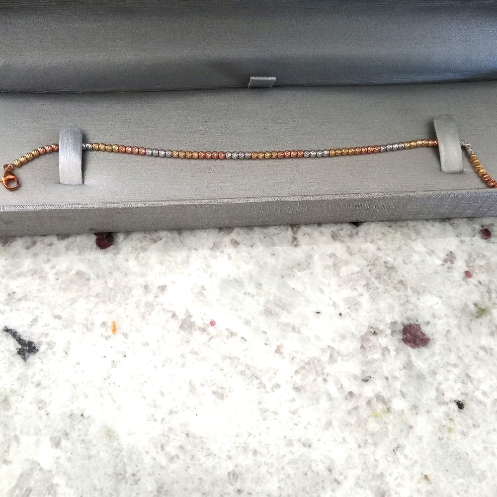 Tri color rope bracelet